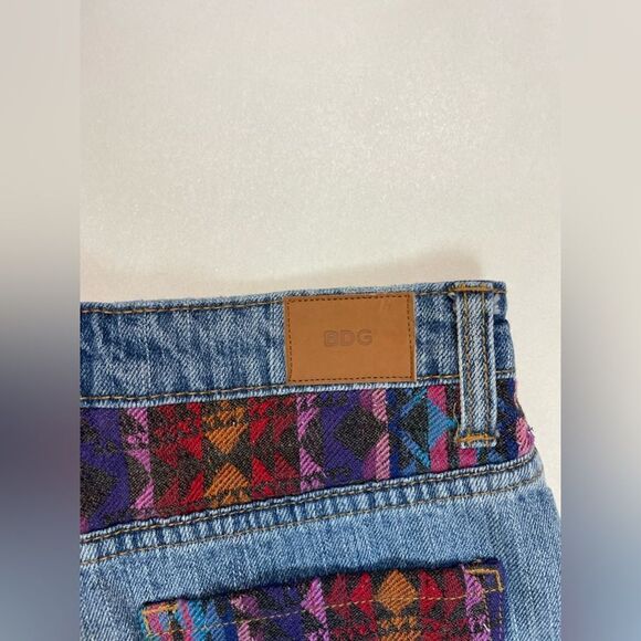 Urban Outfitters BDG High Rise Dree Cheeky Cut Off Denim Jean Shorts Women 25 - Picture 2 of 6